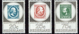 Pays-Bas 1967 Yvert 852 / 854 ** TB Coin De Feuille - Ongebruikt