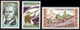 Andorre Francais 1976 Yvert 255 / 257 ** TB Bord De Feuille - Nuevos