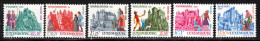 Luxembourg 1969 Yvert 748 / 753 ** TB - Unused Stamps
