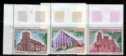 Cameroun PA 1966 Yvert 91 / 93 ** TB Coin De Feuille - Nuevos