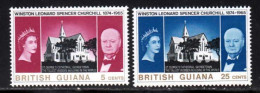 Guyane Britannique 1966 Yvert 221 / 222 ** TB - Guyana Britannica (...-1966)