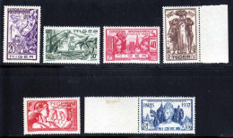 Niger 1937 Yvert 57 / 59 * Et 60 / 62 ** TB - Ongebruikt