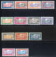 Niger Taxe 1927 Yvert 9 / 21 * TB Charniere(s) - Unused Stamps