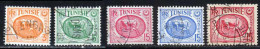 Tunisie 1950 Yvert 340A - 342 - 344 - 344A - 345  (o) B Oblitere(s) - Used Stamps