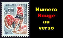 France 1962 Yvert 1331Ab ** TB Roulette Numero Rouge : 130 - Rollen