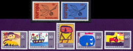 Pays-Bas 1965 Yvert 822 / 828 ** TB - Ongebruikt