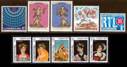 Luxembourg 1979 Yvert 943 / 952 ** TB - Unused Stamps
