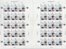 Aland MNH Stamp In Full Sheet, Folded At The Middle - Tenis