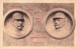 MILITARIA - Général Plessier Prédécesseur Et Général Stirn Successeur Du Général Barbot - Carte Postale Ancienne - Personnages