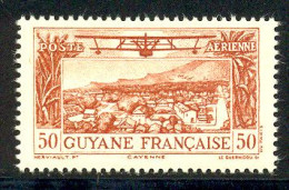 Guyane PA 1942 Yvert 20 ** TB Coin De Feuille - Neufs