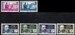 AEF 1936 Yvert 37-38-59 / 62 ** TB - Unused Stamps