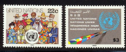 NU (New York) 1985 Yvert 436 / 437 ** TB - Nuovi