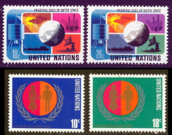 NU (New York) 1975 Yvert 249 / 252 ** TB - Unused Stamps