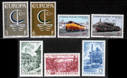 Luxembourg 1966 Yvert 684 / 690 ** TB - Ongebruikt