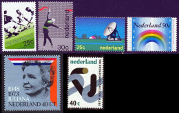Pays-Bas 1973 Yvert 984 / 989 ** TB - Nuevos