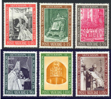 Vatican 1966 Yvert 457 / 462 ** TB - Nuevos