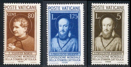 Vatican 1936 Yvert 77 / 79 ** TB Bord De Feuille - Unused Stamps
