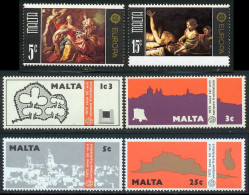 Malte 1975 Yvert 507 / 512 ** TB Bord De Feuille - Malta