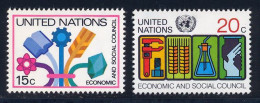 NU (New York) 1980 Yvert 332 / 333 ** TB Bord De Feuille - Nuevos