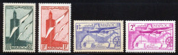 Maroc PA 1939 Yvert 43 / 46 ** TB - Airmail