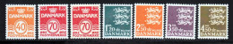 Danemark 1971 Yvert 518 / 523 - 519a ** TB Bord De Feuille - Unused Stamps