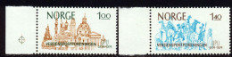 Norvege 1974 Yvert 647 / 648 ** TB Bord De Feuille - Neufs