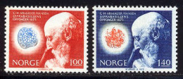 Norvege 1973 Yvert 614 / 615 ** TB Coin De Feuille - Unused Stamps