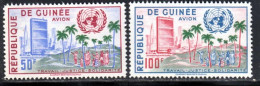 Guinee Republique PA 1959 Yvert 9 / 10 ** TB Bord De Feuille - Guinée (1958-...)