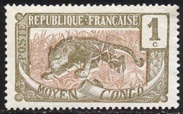 Congo Français 1907 Yvert 48 (*) TB Neuf Sans Gomme - Ungebraucht