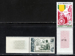 Cameroun 1952 Yvert 295 / 296 ** TB Bord De Feuille - Ongebruikt