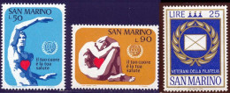 Saint-Marin 1972 Yvert 820 / 822 ** TB - Neufs