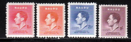 Nauru 1937 Yvert 33 / 36 ** TB Bord De Feuille - Nauru