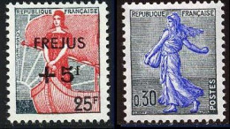 France 1960 Yvert 1229 - 1234A ** TB - Nuovi