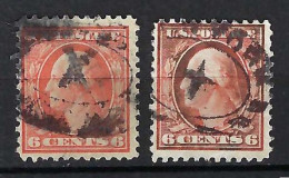 ETATS UNIS Ca.1908-19: Lot D'obl., 2 Nuances - Gebruikt