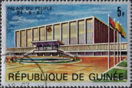 Guinée (Rep) Poste Obl Yv: 330/332 20.Anniversaire Du Parti Démocratique (Beau Cachet Rond) - Guinea (1958-...)