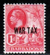 Barbade 1917 Yvert 116 ** TB - Barbados (...-1966)