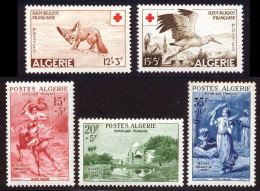 Algerie 1957 Yvert 343 - 344 - 346 / 348 ** TB Bord De Feuille - Nuovi