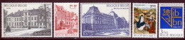 Belgique 1971 Yvert 1605 / 1609 ** TB - Nuevos