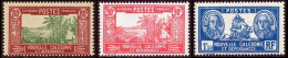 Nouvelle-Caledonie 1928 Yvert 152A - 153 - 156 ** TB Bord De Feuille - Ungebraucht