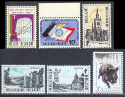 Belgique 1974 Yvert 1727 / 1732 ** TB - Ungebraucht