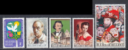 Belgique 1974 Yvert 1700 / 1704 ** TB - Unused Stamps