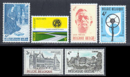 Belgique 1973 Yvert 1681 / 1686 ** TB - Ongebruikt