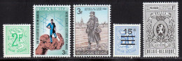 Belgique 1968 Yvert 1443 / 1447 ** TB - Nuevos