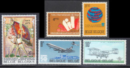 Belgique 1973 Yvert 1664 / 1668 ** TB - Nuevos