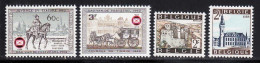 Belgique 1966 Yvert 1395 / 1398 ** TB - Neufs