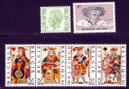 Belgique 1973 Yvert 1687 / 1692 ** TB - Unused Stamps