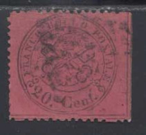 Etats Pontificaux 1868 Yvert 23b (o) B Oblitere(s) - Papal States