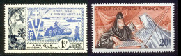 AOF PA 1958 Yvert 17 - 28 ** TB Bord De Feuille - Nuevos