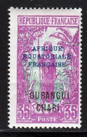 Oubangui 1924 Yvert 53 ** B - Ongebruikt