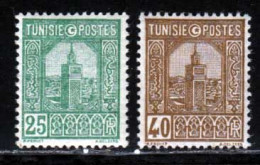 Tunisie 1926 Yvert 127 - 131 * TB Charniere(s) - Neufs